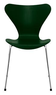 Serie 7 Stuhl 3107 Gefärbte Esche|Evergreen|Chrome