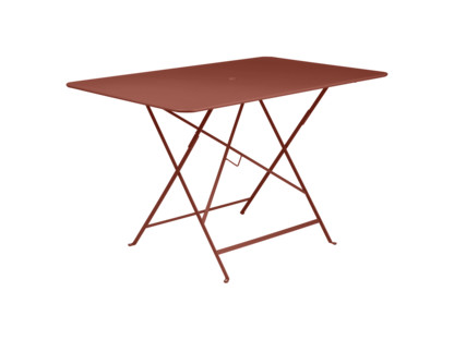 Bistro Klapptisch eckig H 74 x B 117 x T 77 cm|Ockerrot