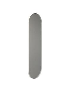 Unu Spiegel oval H 140 x B 40 cm|Weiß matt