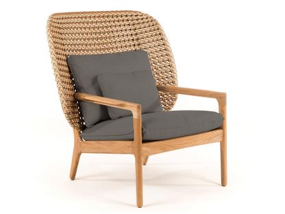 Kay Highback Lounge Chair Harvest|Fife Platinum|Ohne Ottoman