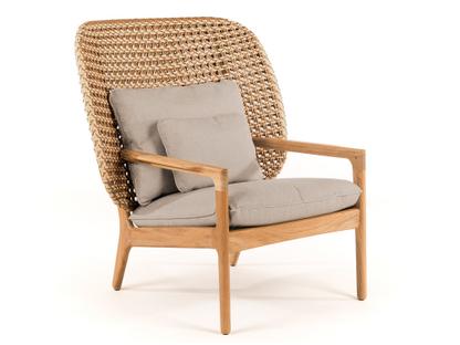 Kay Highback Lounge Chair Harvest|Fife Rainy Grey|Ohne Ottoman