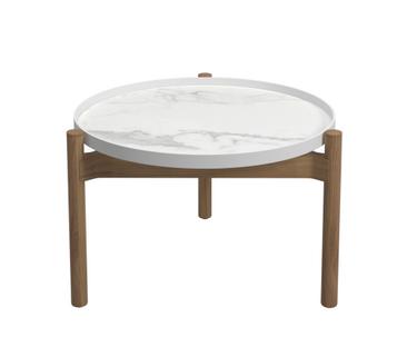 Sepal Couch- & Beistelltisch Ø 60 x H 41 cm|Bianco