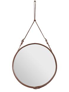 Adnet Circulaire Wandspiegel Ø 70 cm|Braun