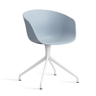 About A Chair AAC 20 Slate blue 2.0|Aluminium weiß pulverbeschichtet