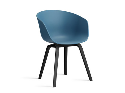 About A Chair AAC 22 Azure blue 2.0|Eiche schwarz lackiert