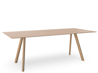 Copenhague Table CPH30 L 200 x B 90 x H 74|Eiche lackiert|Eichefurnier