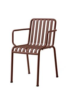 Palissade Chair Iron red|Mit Armlehnen