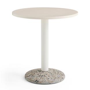 Ceramic Table Warm white ceramic|Ø 70 cm