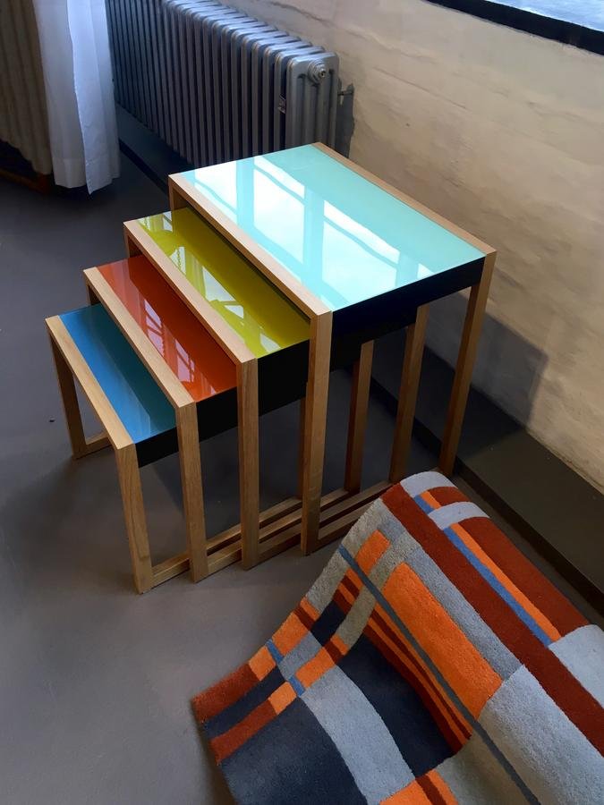 Klein & More Nesting Tables von Josef Albers, 1926/27 Designermöbel