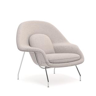 Womb Chair mittel (H 79cm / B 89cm / T 79cm)|Stoff Curly - Elfenbein