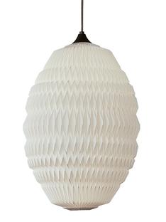 Caleo Pendant 2: H 56 x Ø 36 cm|White