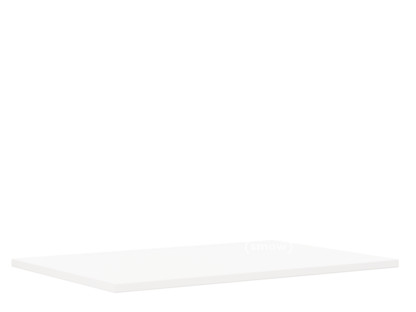 Tischplatte für Eiermann Tischgestelle Melamin weiß mit weißer Kante|160 x 90 cm