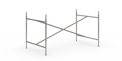 Eiermann 2 Tischgestell  Stahl farblos|senkrecht, mittig|135 x 78 cm|Mit Verlängerung (Höhe 72-85 cm)