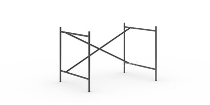 Eiermann 2 Tischgestell  Schwarz|senkrecht, versetzt|100 x 66 cm|Ohne Verlängerung (Höhe 66 cm)