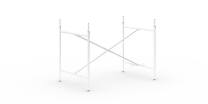 Eiermann 2 Tischgestell  Weiß|senkrecht, mittig|100 x 66 cm|Mit Verlängerung (Höhe 72-85 cm)