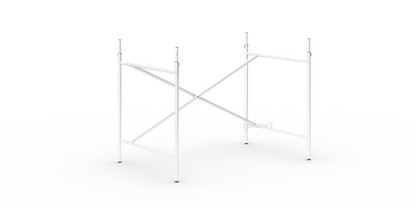 Eiermann 2 Tischgestell  Weiß|senkrecht, versetzt|100 x 66 cm|Mit Verlängerung (Höhe 72-85 cm)