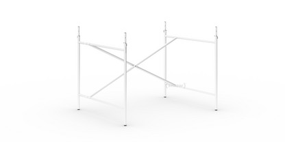 Eiermann 2 Tischgestell  Weiß|senkrecht, versetzt|100 x 78 cm|Mit Verlängerung (Höhe 72-85 cm)