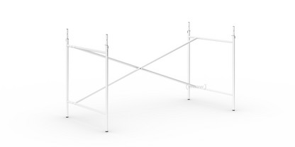 Eiermann 2 Tischgestell  Weiß|senkrecht, versetzt|135 x 66 cm|Mit Verlängerung (Höhe 72-85 cm)