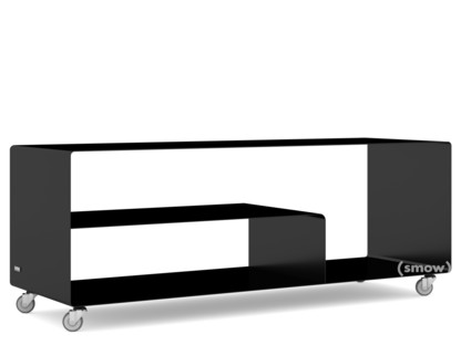 Sideboard R 111N Einfarbig|Tiefschwarz (RAL 9005)|Industrierollen