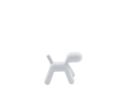 Puppy Small (H 34,5 x B 26 x T 42,5 cm)|Polyethylen (für den Außenbereich geeignet)|Weiß matt (1700 C)