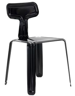 Pressed Chair Schwarz 815 glänzend