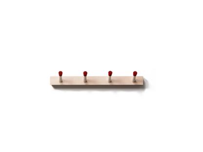 Rechenbeispiel Hakenleiste 4 Haken (53 cm)|rot