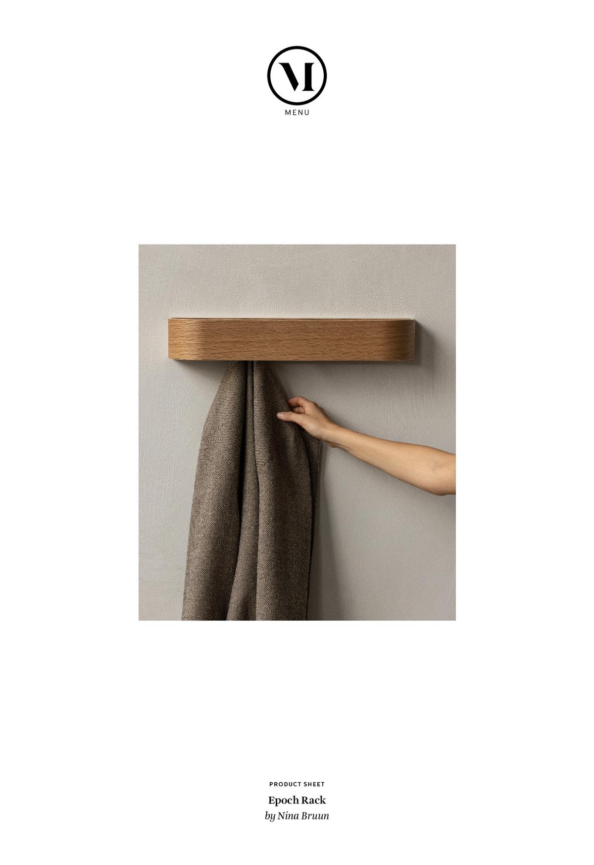 Menu Epoch Rack von Nina Bruun, 2021 Designermöbel von smow.ch