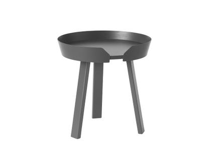 Around Coffee Table Klein (H 46 x Ø 45 cm)|Esche anthrazit