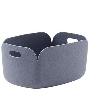 Restore Storage Basket Blau-grau