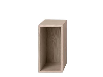 Stacked Regal System S (21,8 x 43,6 x 35 cm)|Mit Rückwand|Eiche