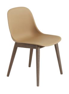 Fiber Side Chair Wood Ocker / dunkelbraun