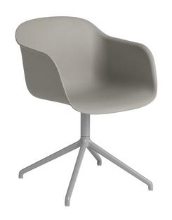 Fiber Armchair Swivel Grau