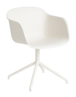 Fiber Armchair Swivel Natural white