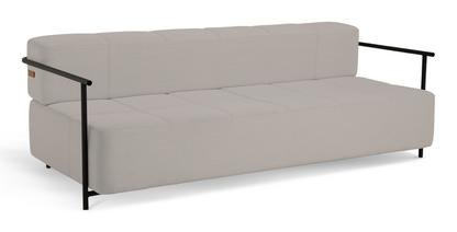 Daybe Schlafsofa Mit Armlehne|Brusvik 02 - graubeige