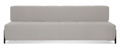 Daybe Schlafsofa Ohne Armlehne|Brusvik 02 - graubeige