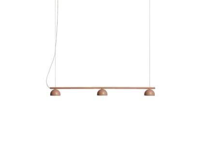 Blush Rail Pendelleuchte 3 Schirme|Warm beige