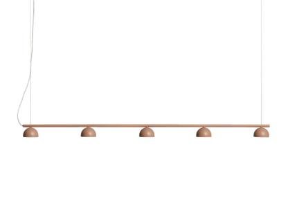 Blush Rail Pendelleuchte 5 Schirme|Warm beige