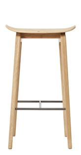 NY11 Bar Stool Küchenvariante: Sitzhöhe 65 cm|Eiche natur|Ohne Sitzpolster