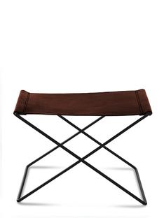 Ox Stool Mokka|Stahl, schwarz pulverbeschichtet