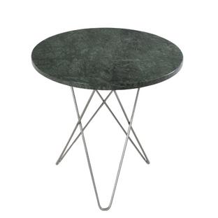Tall Mini O Table Grün Indio|Edelstahl