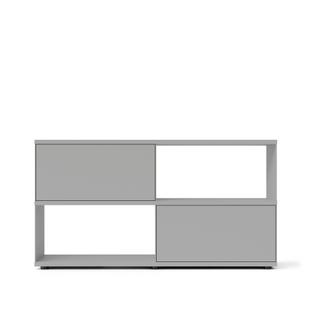 Flow Q Sideboard 160 cm|86,4 cm (2 Klappen)|Cool Grey