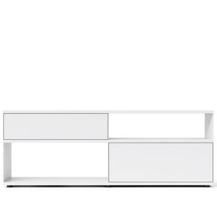 Flow Q Sideboard 200 cm|73,9 cm (1 Schublade und 1 Klappe)|Weiß