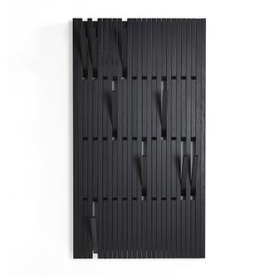 Piano Garderobe H 147 x B 81 cm|Eiche schwarz gebeizt