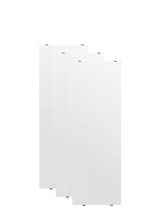 String System Regalböden (3er Pack) 58 x 20 cm|Weiß lackiert