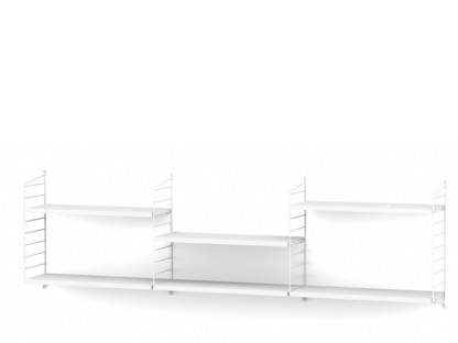 String System Wandregal L 20 cm|Weiß|Weiß lackiert