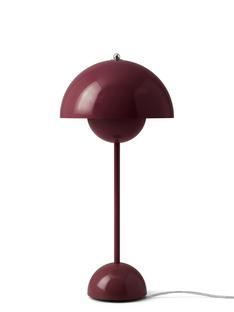 Flowerpot VP3 Tischleuchte Dark plum