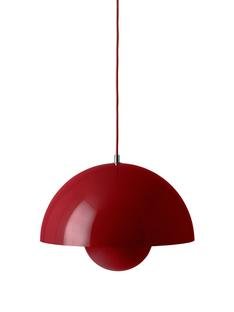 Flowerpot VP7 Pendelleuchte Vermilion red