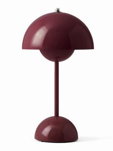 Flowerpot VP9 Akkuleuchte Dark plum