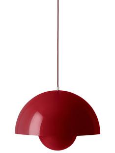 Flowerpot VP2 Pendelleuchte Vermilion red