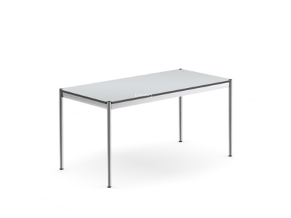 USM Haller Tisch 150 x 75 cm|Kunstharz|Perlgrau